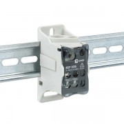 Блок распределительный КРОСС крепеж на панель и DIN КБР-160А EKF plc-kbr160 plc-kbr160