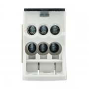 Блок распределительный КРОСС крепеж на панель и DIN КБР-160А EKF plc-kbr160 plc-kbr160