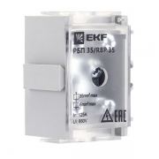 Блок распределительный проходной РБП 35 (1х35-4х6кв.мм) 125/50А PROxima EKF RBP-35-50 RBP-35-50