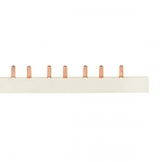 Шина соединительная PIN 2ф 63А мед. изол. 54мод (дл.1м) EKF pin-02-63 pin-02-63