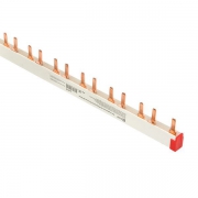 Шина соединительная PIN 2ф 63А мед. изол. 54мод (дл.1м) EKF pin-02-63 pin-02-63