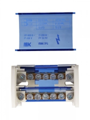 Шина на DIN-рейку в корпусе (кросс-модуль) ШНК 2х7 L+PEN IEK YND10-2-07-100 YND10-2-07-100
