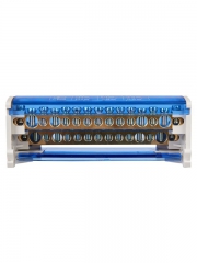 Шина на DIN-рейку в корпусе (кросс-модуль) ШНК 2х15 L+PEN IEK YND10-2-15-125 YND10-2-15-125