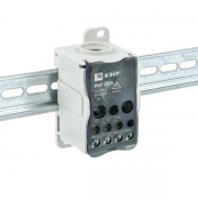 Блок распределительный КРОСС крепеж на панель и DIN КБР-250А EKF plc-kbr250 plc-kbr250
