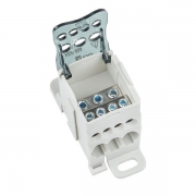 Блок распределительный КРОСС крепеж на панель и DIN КБР-80А EKF plc-kbr80 plc-kbr80