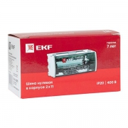 Шина нулевая в корпусе 2х11 EKF sn0-2x11 sn0-2x11