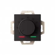 Механизм термостата AtlasDesign 10А электрон. для теплого пола с выносным датчиком +5град.C +45град.C в сборе карбон SchE ATN001035 ATN001035