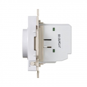 Механизм термостата ATLASDESIGN электрон. теплого пола с датчиком 10А бел. SchE ATN000135 ATN000135