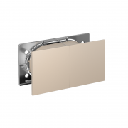 Розетка 2-м. AtlasDesign 16А с заземл. со шторками со сдвиж. крышкой в сборе песочн. SE ATN001228 ATN001228