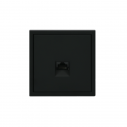 Розетка компьютерная ArtGallery RJ45 кат.5E механизм карбон SE GAL001083 GAL001083