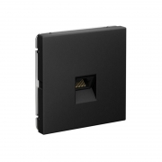 Розетка компьютерная ArtGallery RJ45 кат.5E механизм карбон SE GAL001083 GAL001083