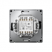 Переключатель 2-кл. ArtGallery 10AX быстрозажим. клем. механизм карбон SE GAL001065S GAL001065S