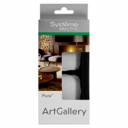 Рамка 2-м ArtGallery Pure матов. органич. стекло черн. SE GAL331002 GAL331002