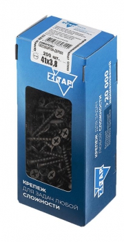 Саморез гипсокартон-дерево 3.8х41 (коробка) (уп.200шт) Zitar 102123 102123