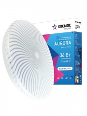 Светильник светодиодный Classic AURORA 36Вт 230В 4000К 2340лм 370х55мм настенно-потолочный КОСМОС KCAuro36W_4000 KCAuro36W_4000