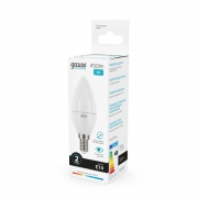 Лампа светодиодная Elementary 6Вт свеча 4100К нейтр. бел. E14 450лм GAUSS 33126 33126