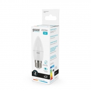 Лампа светодиодная Elementary 6Вт свеча 4100К нейтр. бел. E27 450лм GAUSS 33226 33226