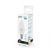 Лампа светодиодная Elementary 8Вт свеча 4100К нейтр. бел. E14 540лм GAUSS 33128 33128