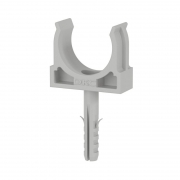 Держатель для труб (клипса) d32мм+дюбель с винтом DKC 51332 51332