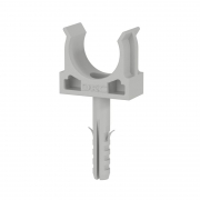 Держатель для труб (клипса) d20мм+дюбель с винтом DKC 51320 51320