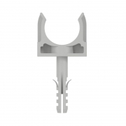 Держатель для труб (клипса) d20мм+дюбель с винтом DKC 51320 51320