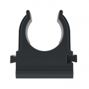 Держатель для труб (клипса) d16мм с защелкой черн. DKC 51016N 51016N