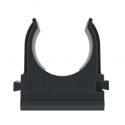 Держатель для труб (клипса) d20мм с защелкой черн. DKC 51020N 51020N