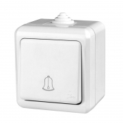 Кнопка звонка ОП Dita IP54 10А 250В бел. TOKOV ELECTRIC TKL-DT-DB-C01-IP54 TKL-DT-DB-C01-IP54