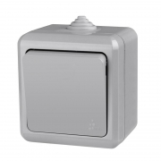 Выключатель 1-кл. ОП Dita IP54 10А 250В сер. TOKOV ELECTRIC TKL-DT-V1-C06-IP54 TKL-DT-V1-C06-IP54