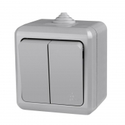 Выключатель 2-кл. ОП Dita IP54 10А 250В сер. TOKOV ELECTRIC TKL-DT-V2-C06-IP54 TKL-DT-V2-C06-IP54