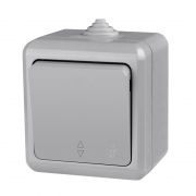 Переключатель 1-кл. ОП Dita IP54 10А 250В сер. TOKOV ELECTRIC TKL-DT-P1-C06-IP54 TKL-DT-P1-C06-IP54