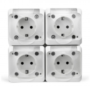 Розетка 4-м ОП Nix 16А IP54 250В с заземл. с прозр. крышкой бел. TOKOV ELECTRIC TKE-NX-R4Z-C01T-IP54 TKE-NX-R4Z-C01T-IP54