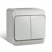 Выключатель 2-кл. ОП Nix 10А IP54 250В сер. TOKOV ELECTRIC TKE-NX-V2-C06-IP54 TKE-NX-V2-C06-IP54