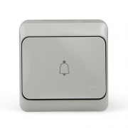 Кнопка звонка ОП Nix 10А IP54 250В сер. TOKOV ELECTRIC TKE-NX-DB-C06-IP54 TKE-NX-DB-C06-IP54