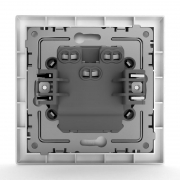 Выключатель 2-кл. СП Pixel 10А IP20 в сборе бел. TOKOV ELECTRIC TKE-PX-V2F-C01 TKE-PX-V2F-C01