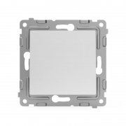 Переключатель проходной 1-кл. СП Pixel 10А IP20 механизм бел. TOKOV ELECTRIC TKE-PX-P1-C01 TKE-PX-P1-C01