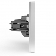 Розетка 1-м СП Pixel 16А IP20 без заземл. в сборе бел. TOKOV ELECTRIC TKE-PX-R1F-C01 TKE-PX-R1F-C01