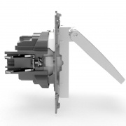 Розетка 1-м СП Pixel 16А IP20 с заземл. защ. шторки с крышкой механизм бел. TOKOV ELECTRIC TKE-PX-R1ZSW1-C01 TKE-PX-R1ZSW1-C01