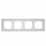 Рамка 4-м Pixel универс. бел. TOKOV ELECTRIC TKE-PX-RM4-C01 TKE-PX-RM4-C01
