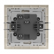 Выключатель 1-кл. СП Pixel 10А IP20 в сборе беж. TOKOV ELECTRIC TKE-PX-V1F-C02 TKE-PX-V1F-C02