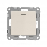 Выключатель 1-кл. СП Pixel 10А IP20 с индикатором механизм беж. TOKOV ELECTRIC TKE-PX-V1I-C02 TKE-PX-V1I-C02