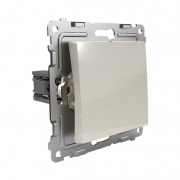 Переключатель проходной 1-кл. СП Pixel 10А IP20 механизм беж. TOKOV ELECTRIC TKE-PX-P1-C02 TKE-PX-P1-C02