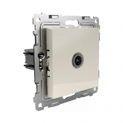 Розетка TV проходная СП Pixel 4DB механизм беж. TOKOV ELECTRIC TKE-PX-A1P-C02 TKE-PX-A1P-C02