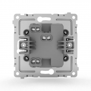 Переключатель проходной 1-кл. СП Pixel 10А IP20 механизм алюм. TOKOV ELECTRIC TKE-PX-P1-C03 TKE-PX-P1-C03