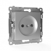 Розетка 1-м СП Pixel 16А IP20 без заземл. механизм алюм. TOKOV ELECTRIC TKE-PX-R1-C03 TKE-PX-R1-C03