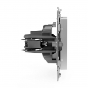 Розетка 1-м СП Pixel 16А IP20 без заземл. механизм алюм. TOKOV ELECTRIC TKE-PX-R1-C03 TKE-PX-R1-C03