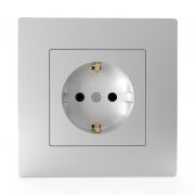 Розетка 1-м СП Pixel 16А IP20 с заземл. защ. шторки в сборе алюм. TOKOV ELECTRIC TKE-PX-R1FZSF-C03 TKE-PX-R1FZSF-C03