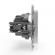 Розетка 1-м СП Pixel 16А IP20 с заземл. защ. шторки механизм алюм. TOKOV ELECTRIC TKE-PX-R1ZSF-C03 TKE-PX-R1ZSF-C03