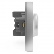 Розетка 2-м СП Pixel 16А IP20 с заземл. защ. шторки в сборе алюм. TOKOV ELECTRIC TKE-PX-R2FZSF-C03 TKE-PX-R2FZSF-C03