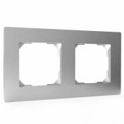 Рамка 2-м Pixel универс. алюм. TOKOV ELECTRIC TKE-PX-RM2-C03 TKE-PX-RM2-C03